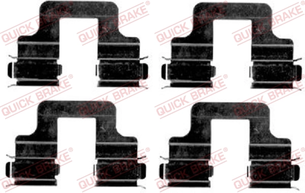 Accessory Kit, disc brake pad